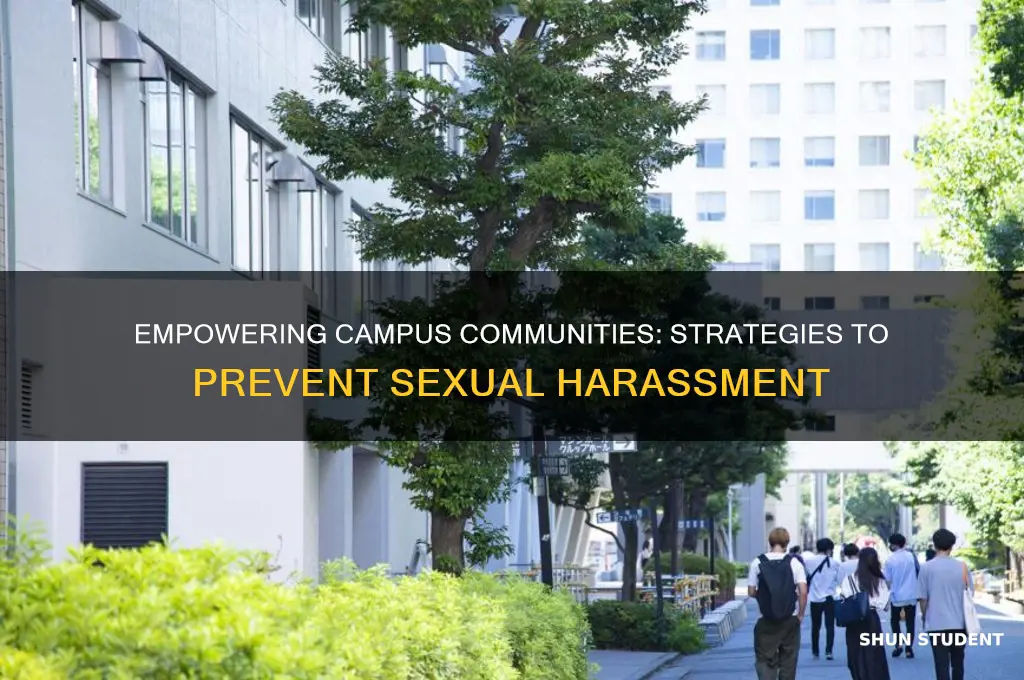 what to teach students to decrease sexual harrasment on campuses