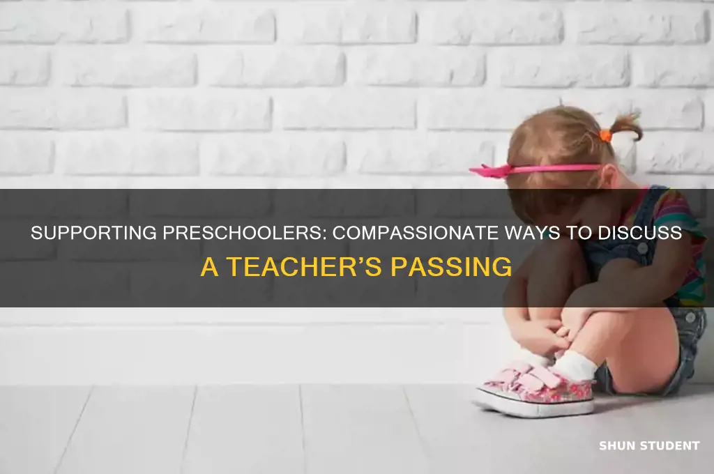 what to tell preschool students when a teacher dies