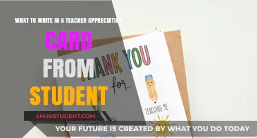 Expressing Gratitude: Crafting the Perfect Teacher Appreciation Card