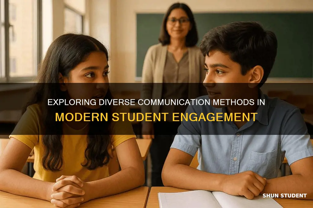 what type of communication will students participate in