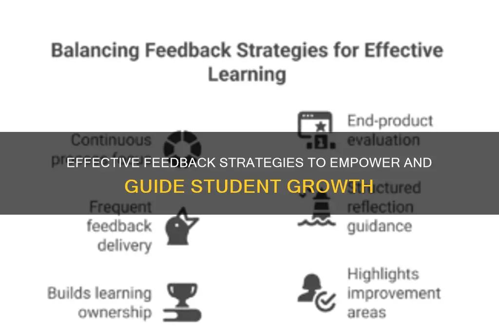 what type of feedback will you give to students