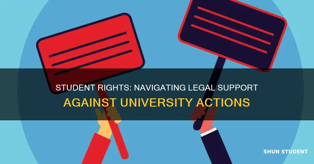 what type of law represents students against university