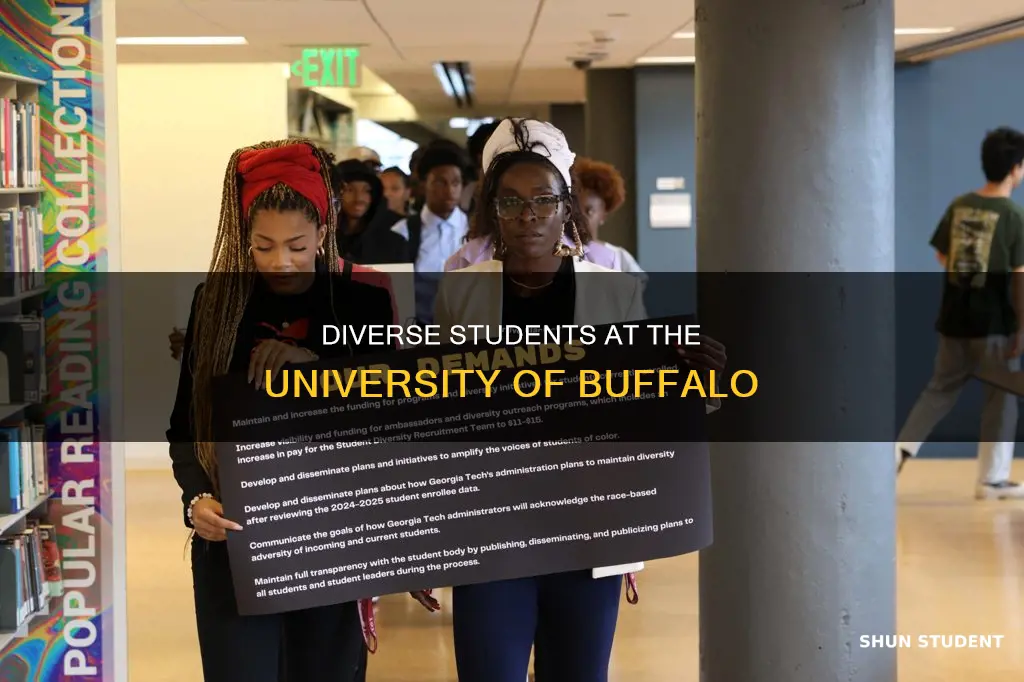what type of students go to university at buffalo race