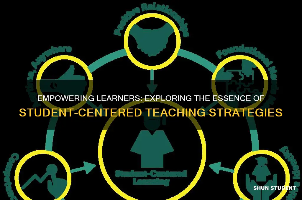 what type of teaching strategy is student centered