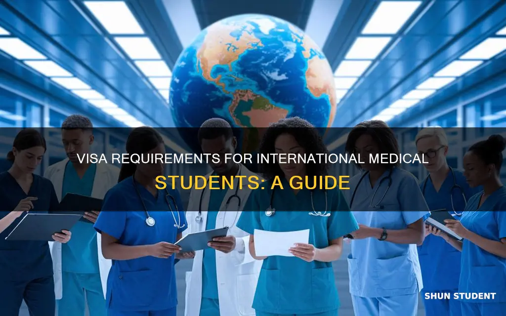 what type of vida doe internation medical students require