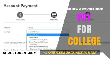 Explore Student Payment Options for College