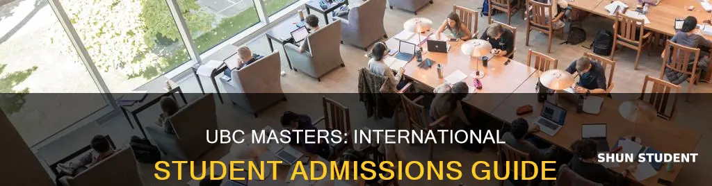 what ubc canada admission requirements for masters international students