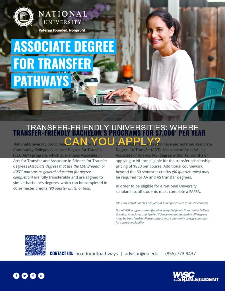 what universities accept transfer students