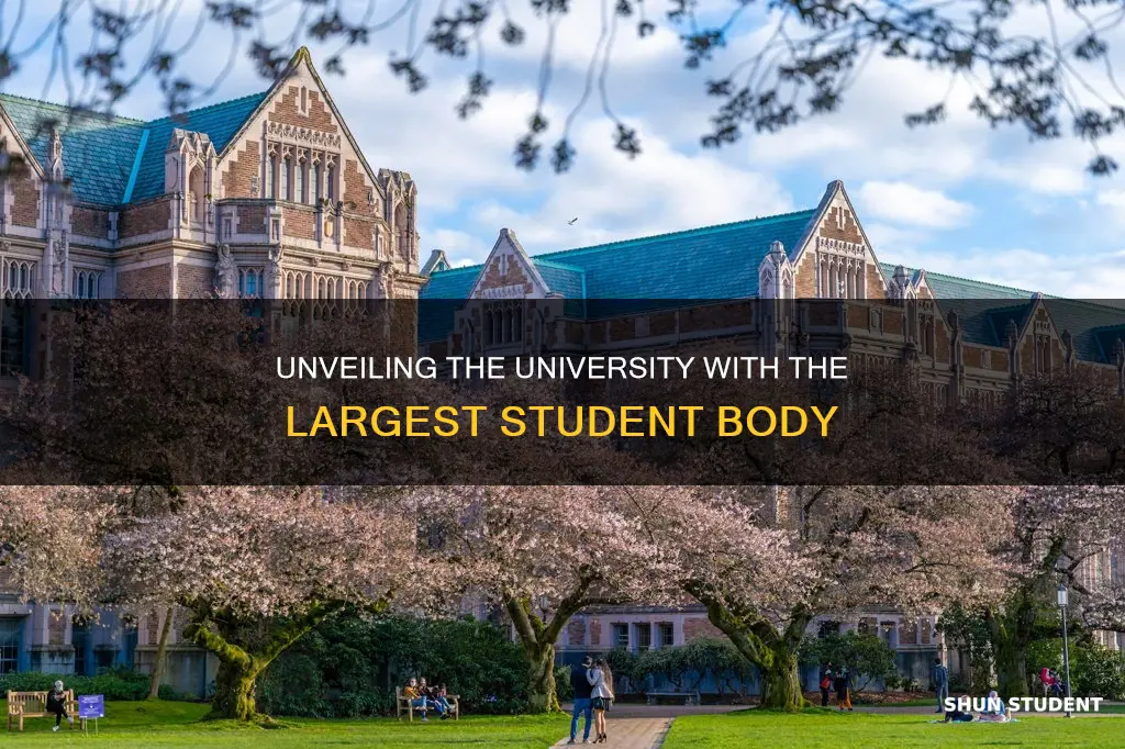 what university has the biggest student population