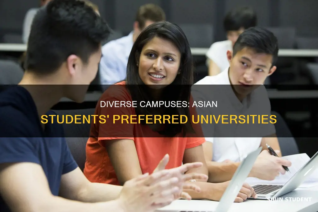 what university has the most asian students