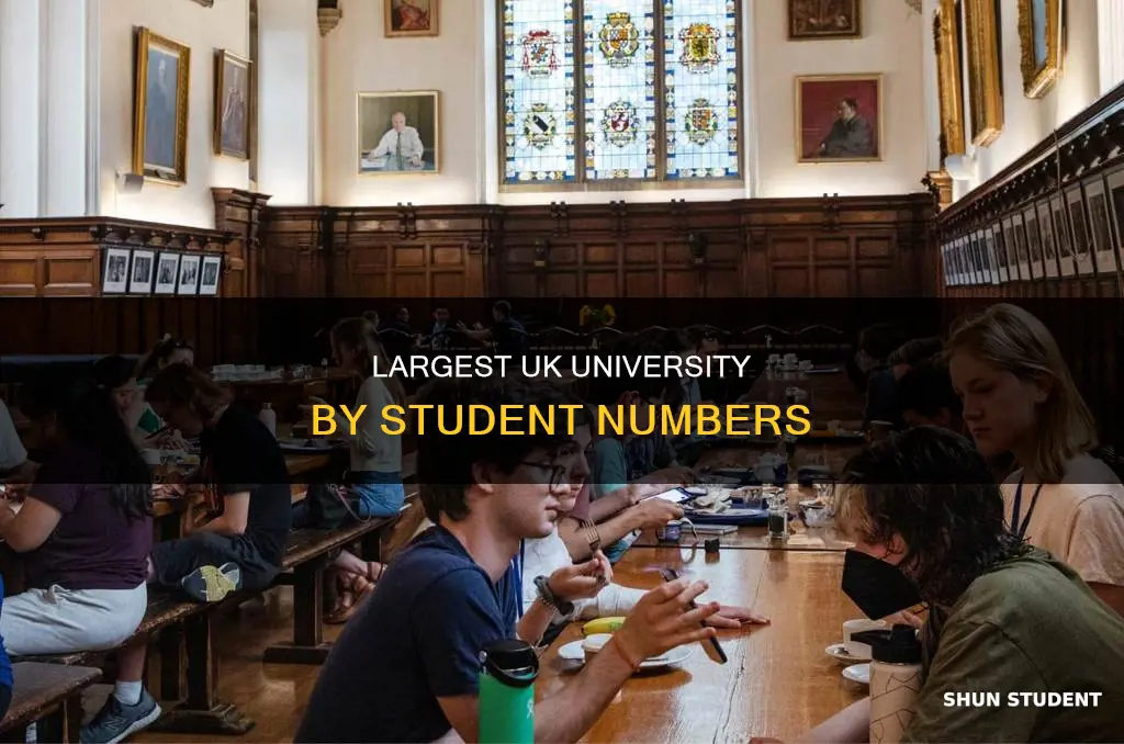 what university has the most students in the uk