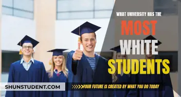 Unveiling Diversity: Which University Has the Highest White Student Population?