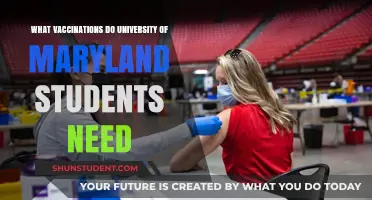 Maryland Students: Required Vaccinations for University Enrollment