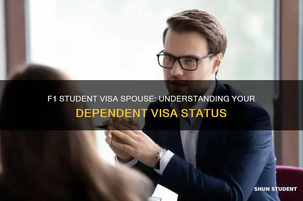 what visa status f1 student visa spouse will get