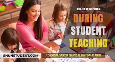 Inspiring Moments and Lessons Learned During My Student Teaching Journey