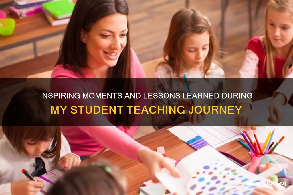 what was inspiring during student teaching