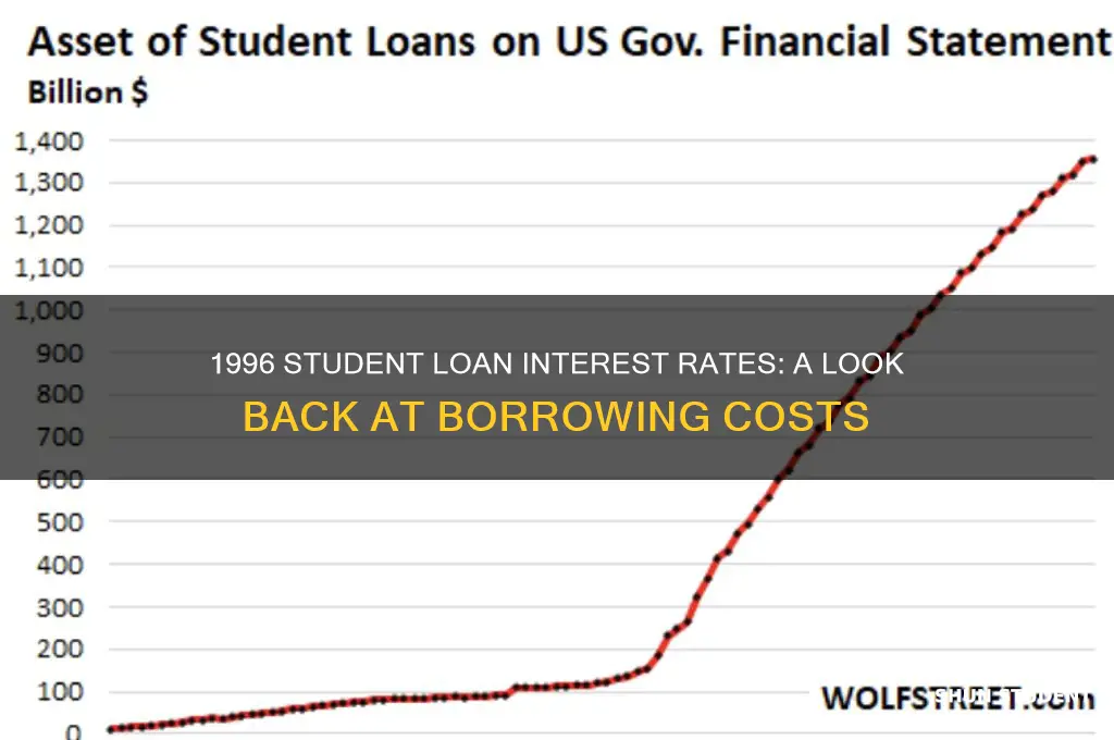 what was the interest on student loans 1996