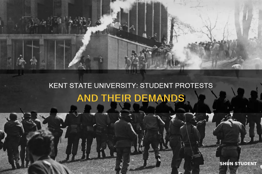what were students protesting at kent state university
