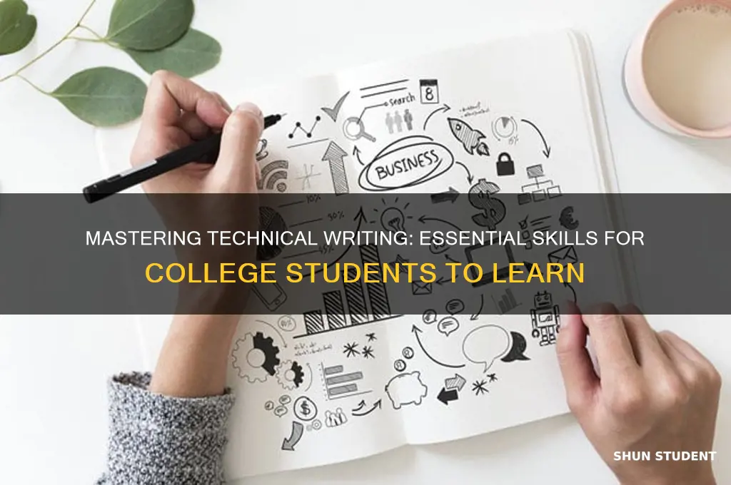 what will a college student learn in technical writing