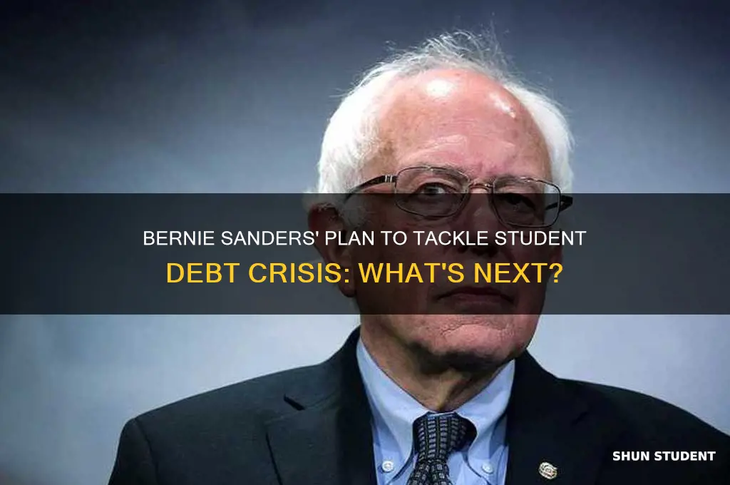 what will bernie sanders do for student debt