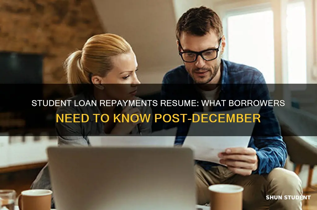 what will happen to student loans after december