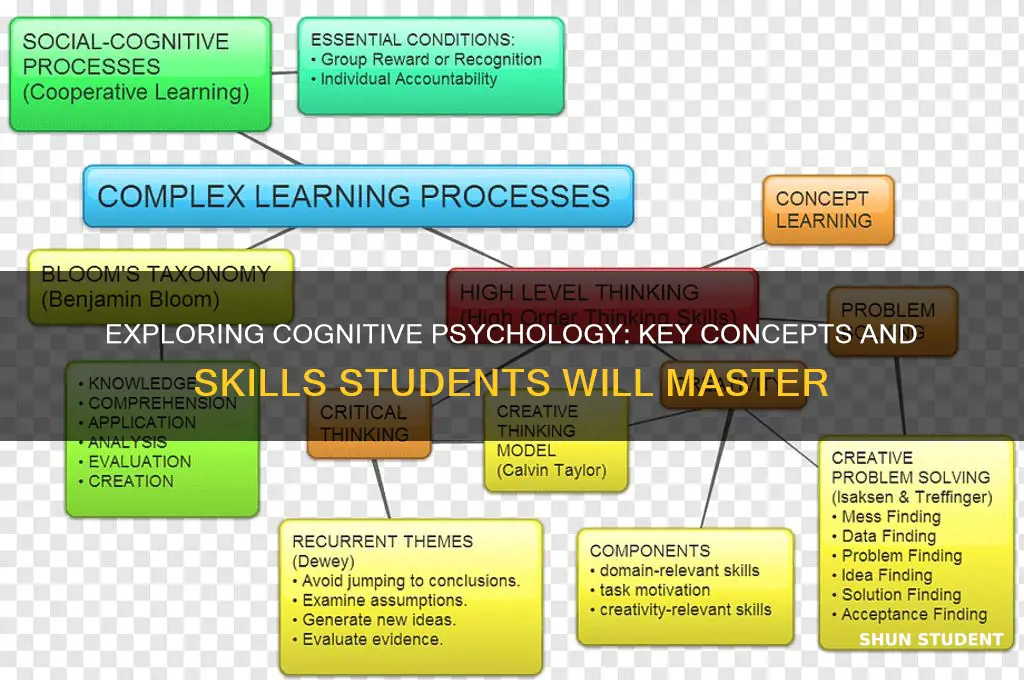 what will students learn in cognitive psychology