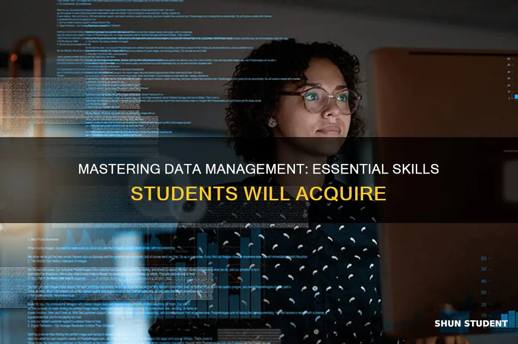 what will students learn in data management