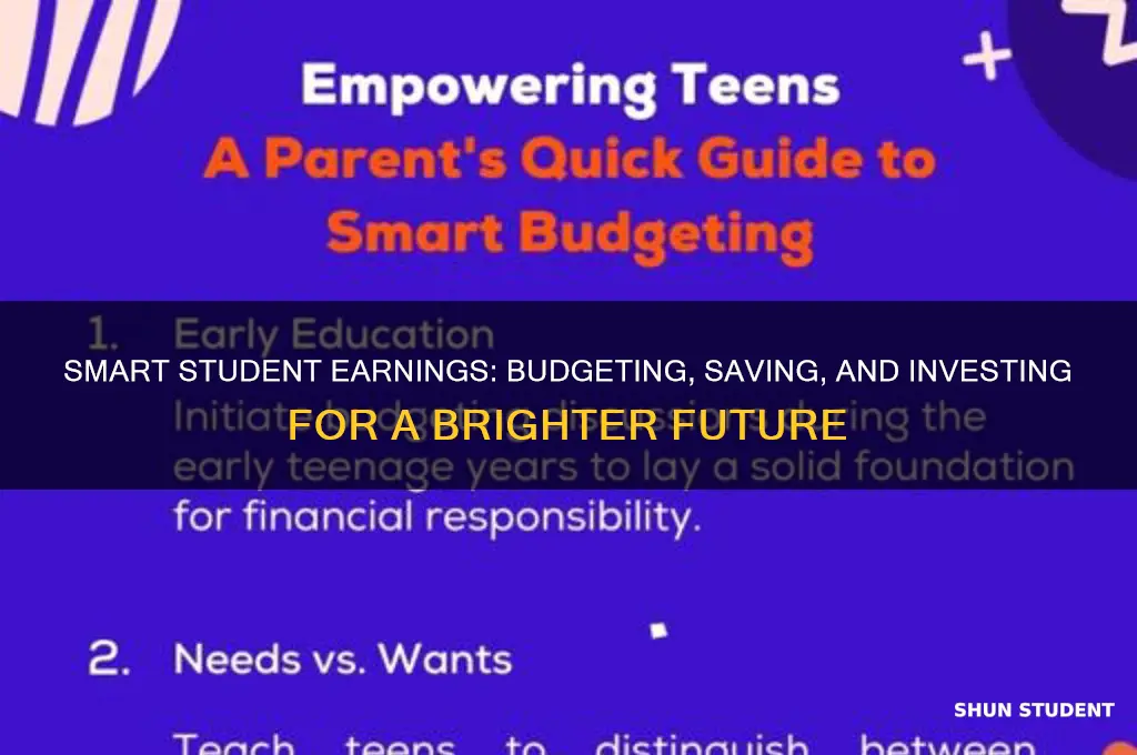 what will you do with your earnings as a student