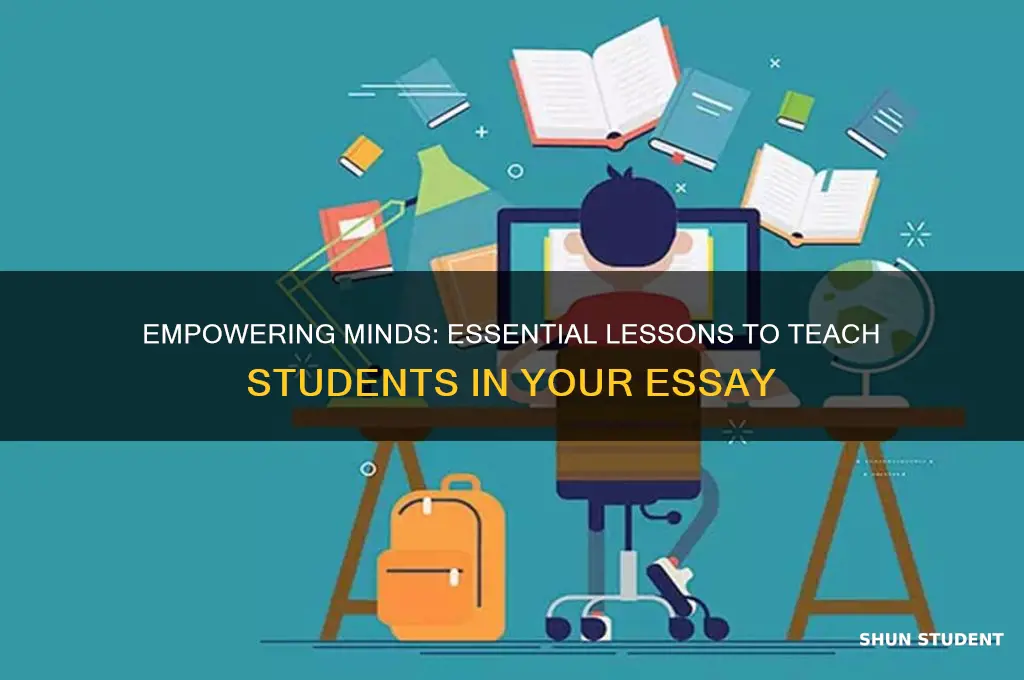 what will you teach to your students essay