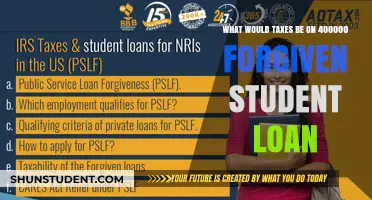 Understanding Tax Implications of $400,000 Forgiven Student Loan Debt