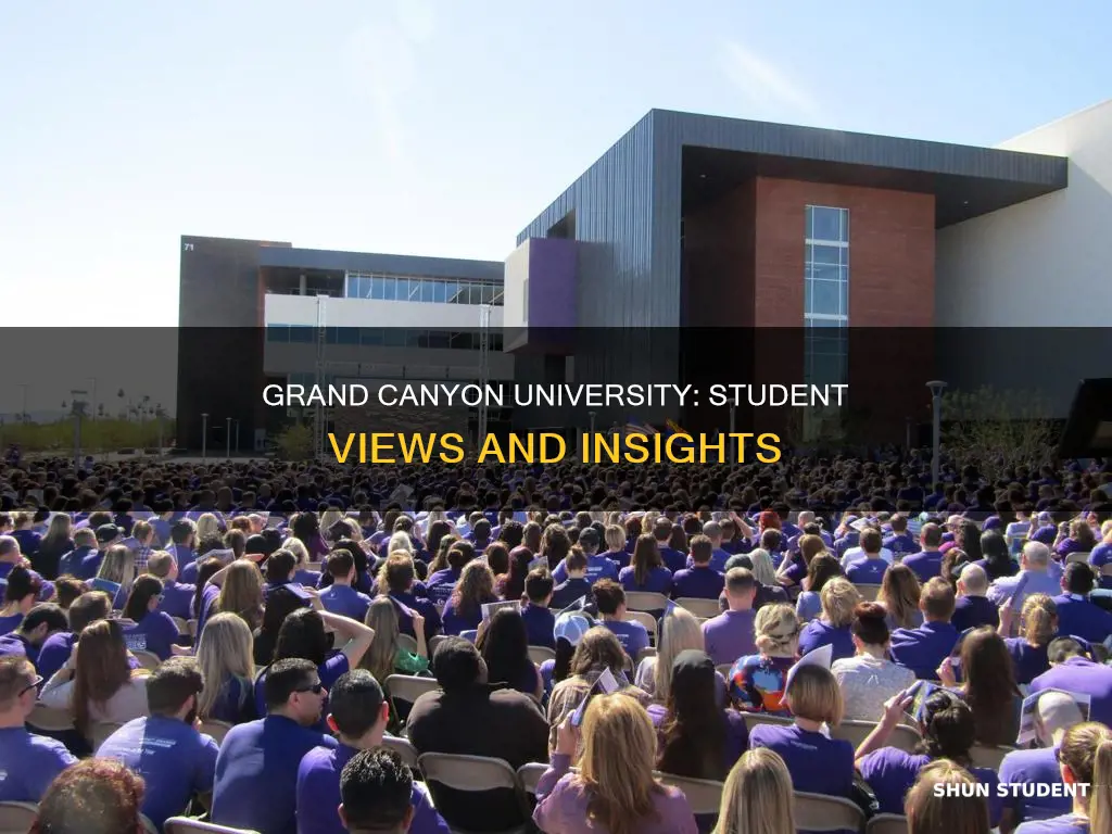 what would you recommend on grand canyon university students views