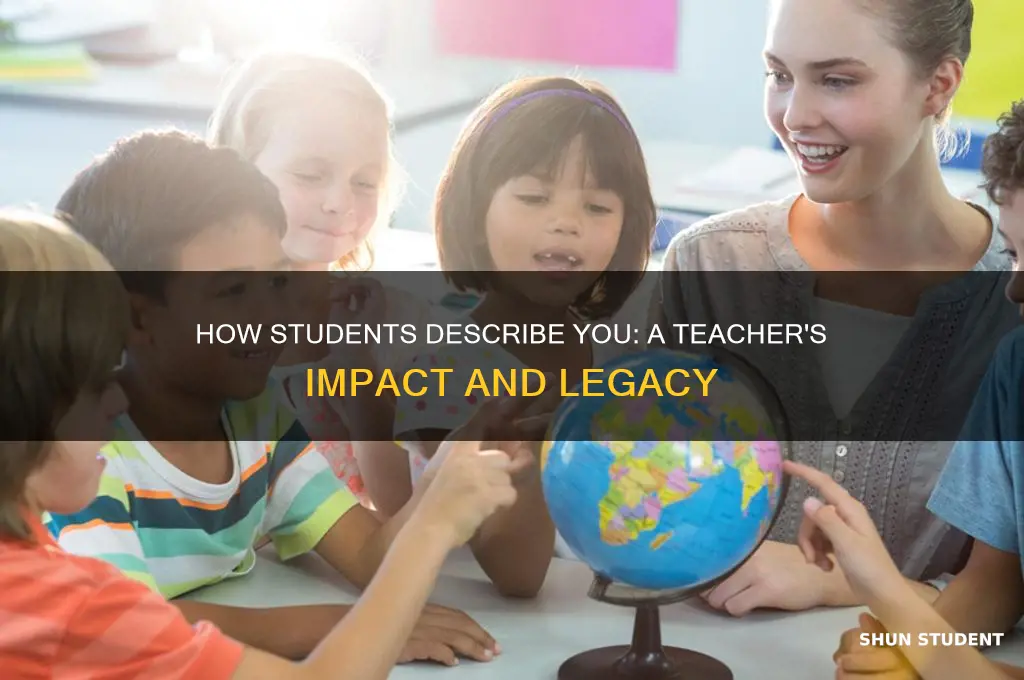 what would your students say about you as a teacher