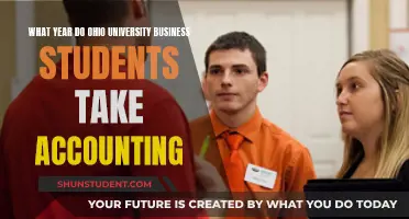 Ohio University Business Students' Journey: When Do They Encounter Accounting?