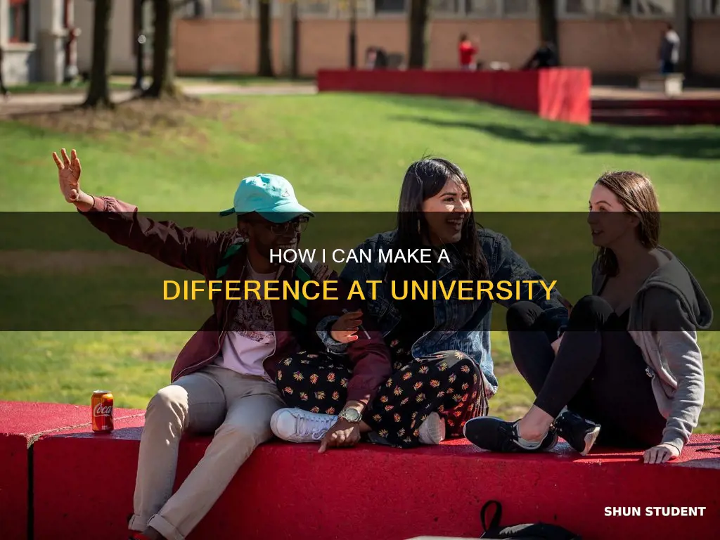 what you will contribute to the university as a student