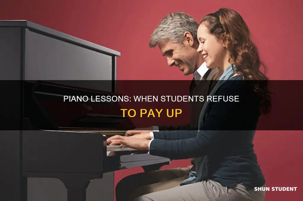 when a piano lessons student won