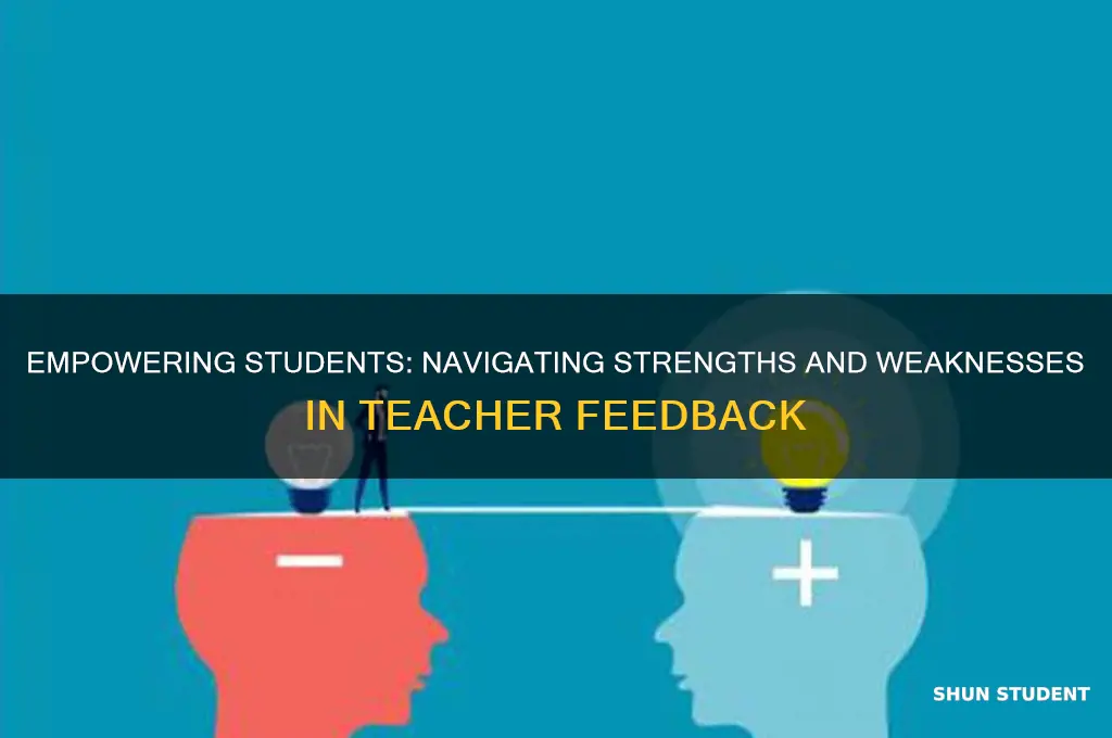 when a teacher asks for strengths and weaknesses for students