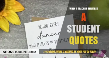 The Impact of Teacher Belittlement: Quotes That Reveal Student Pain
