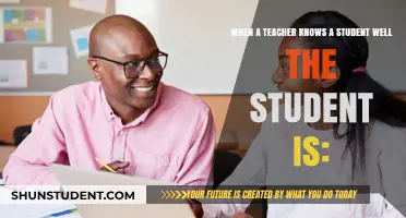 When Teachers Truly Know Students: Unlocking Potential and Fostering Growth