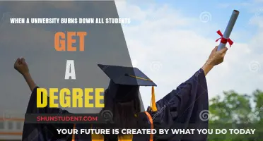 University Burns: Students Awarded Degrees