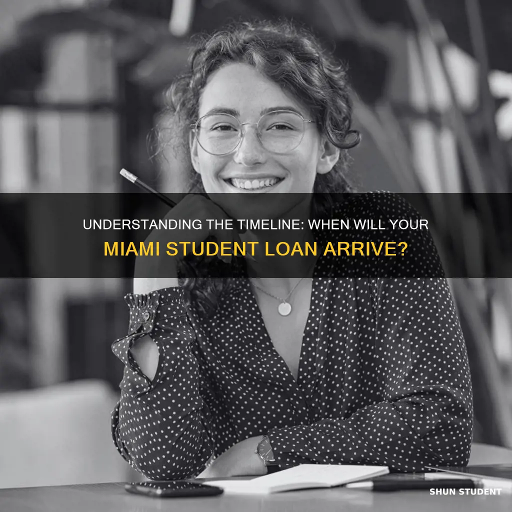 when are student loans disbursed university of miami