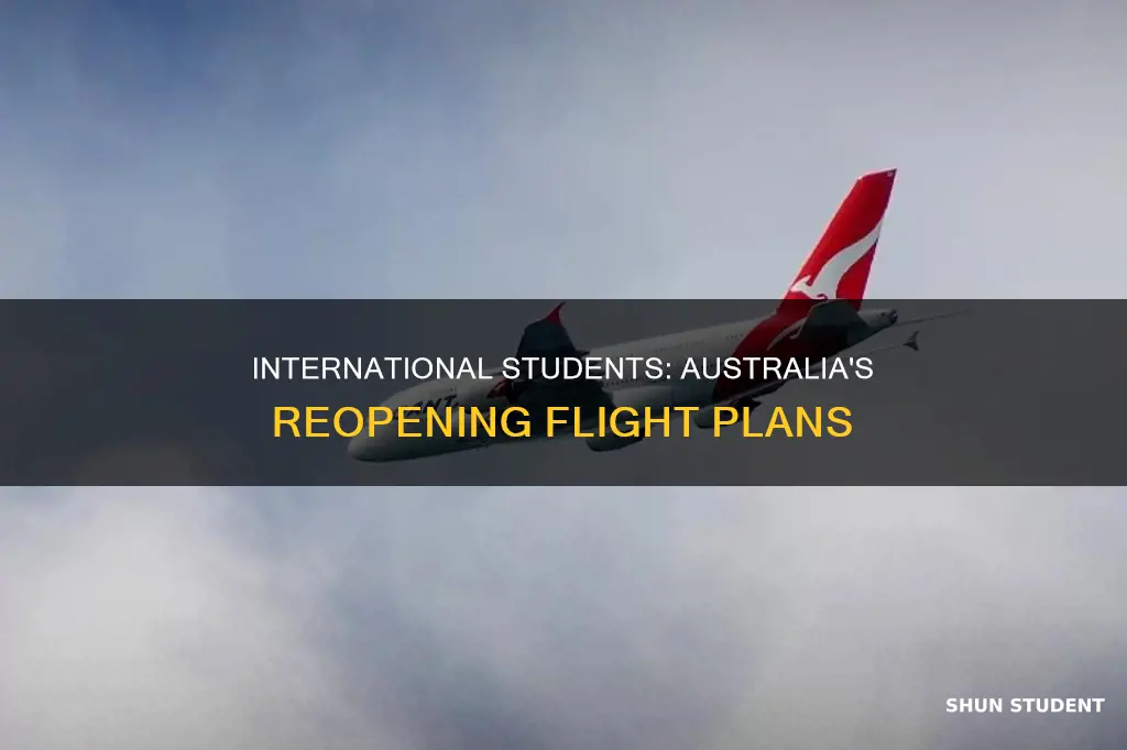 when australia open international flights for students