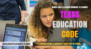 Texas Education Code: When Can Teachers Remove Students from Class?