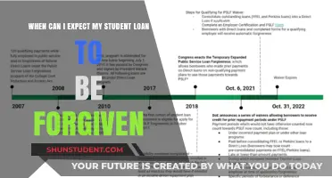 When Can I Expect Student Loan Forgiveness? A Clear Timeline