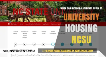 Housing Application Timeline for NCSU Incoming Students