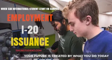 International Students: On-Campus Employment and I-20 Issuance