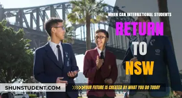 International Students: Returning to NSW, When?