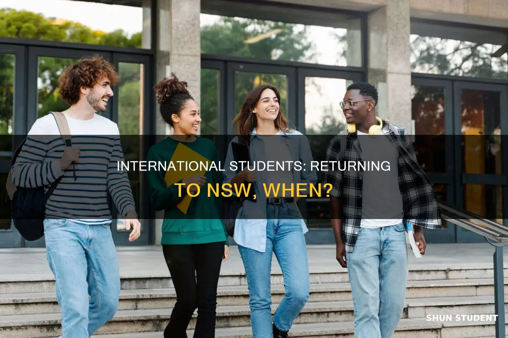 when can international students return to nsw
