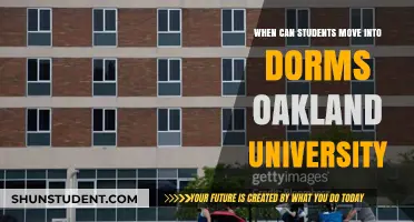 Oakland University: When Do Dorms Open for Students?