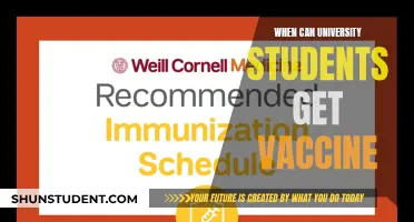 University Students: When Can You Get Your Vaccine?