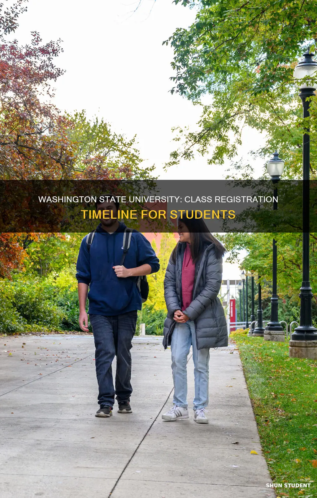 when can washington state university students register for classes